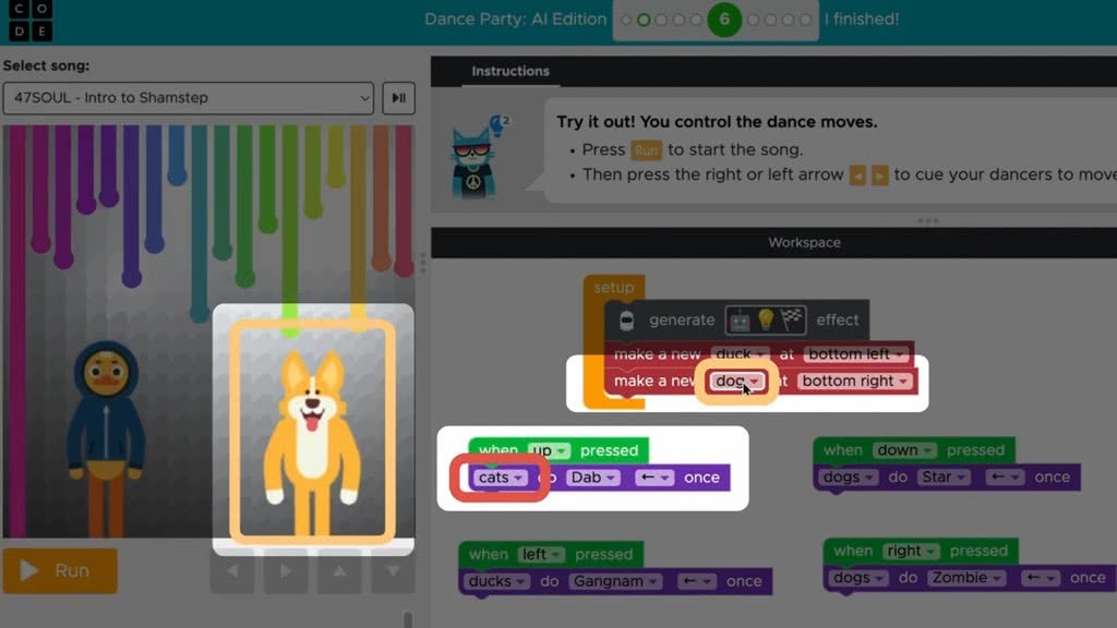 Dance Party AI Edition 6