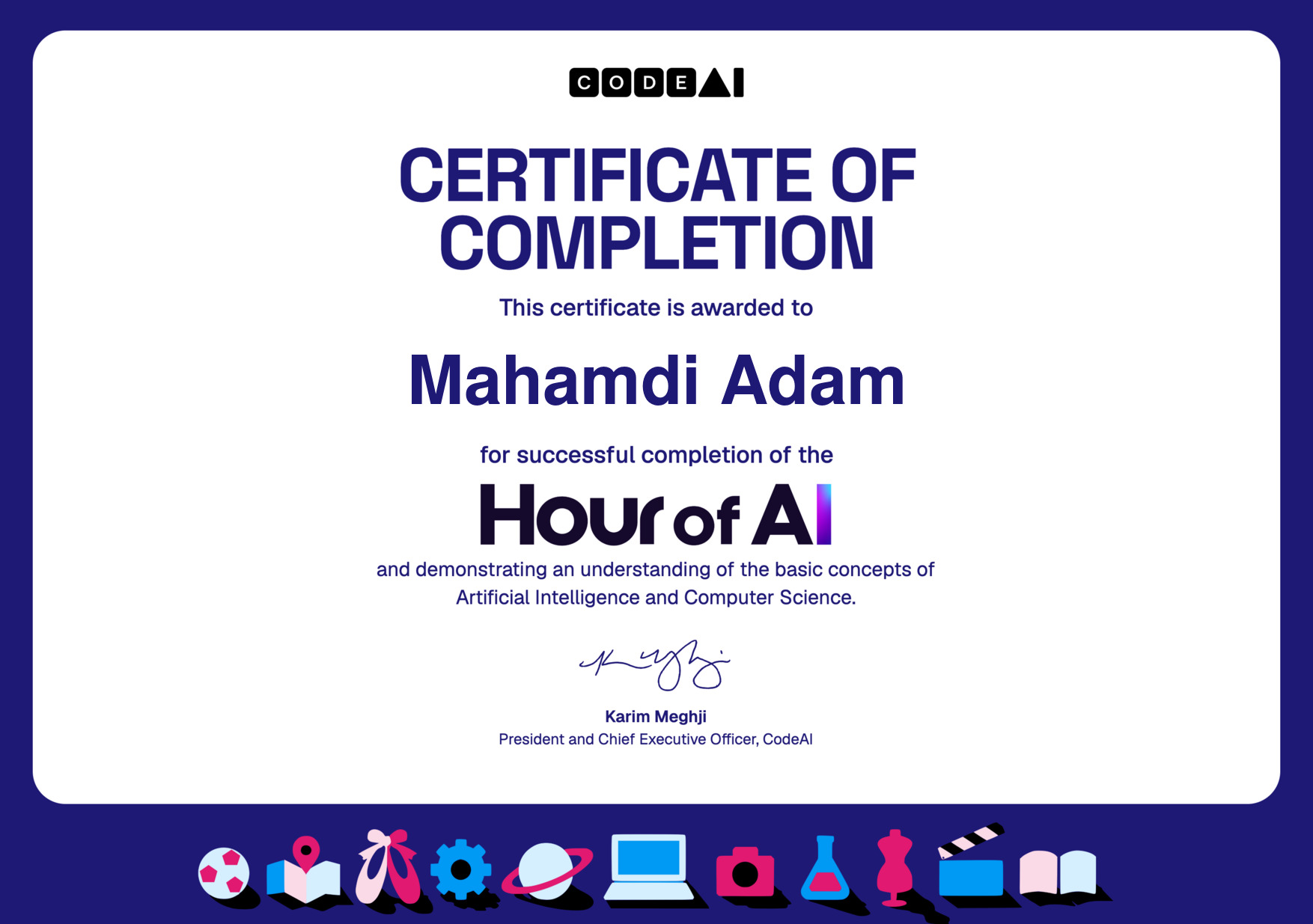 Certificate for completion of Flappy Code - Code.org