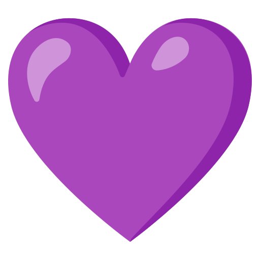 Purple Heart Emoji (U+1F49C)