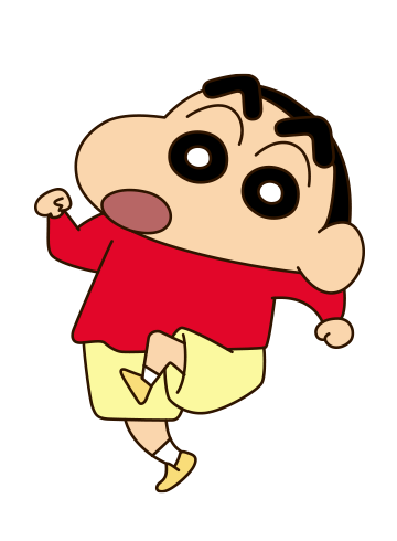 Download Shin Chan Cartoon Family In Space Wallpaper | Wallpapers.com