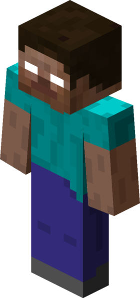 Herobrine Caveman Minecraft Skin